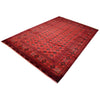 Bokhara Rug Handmade Vibrant Red Medallion 7x10 ft