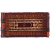 Balisht Area Rug Handmade Multi Geometric 2x4 ft