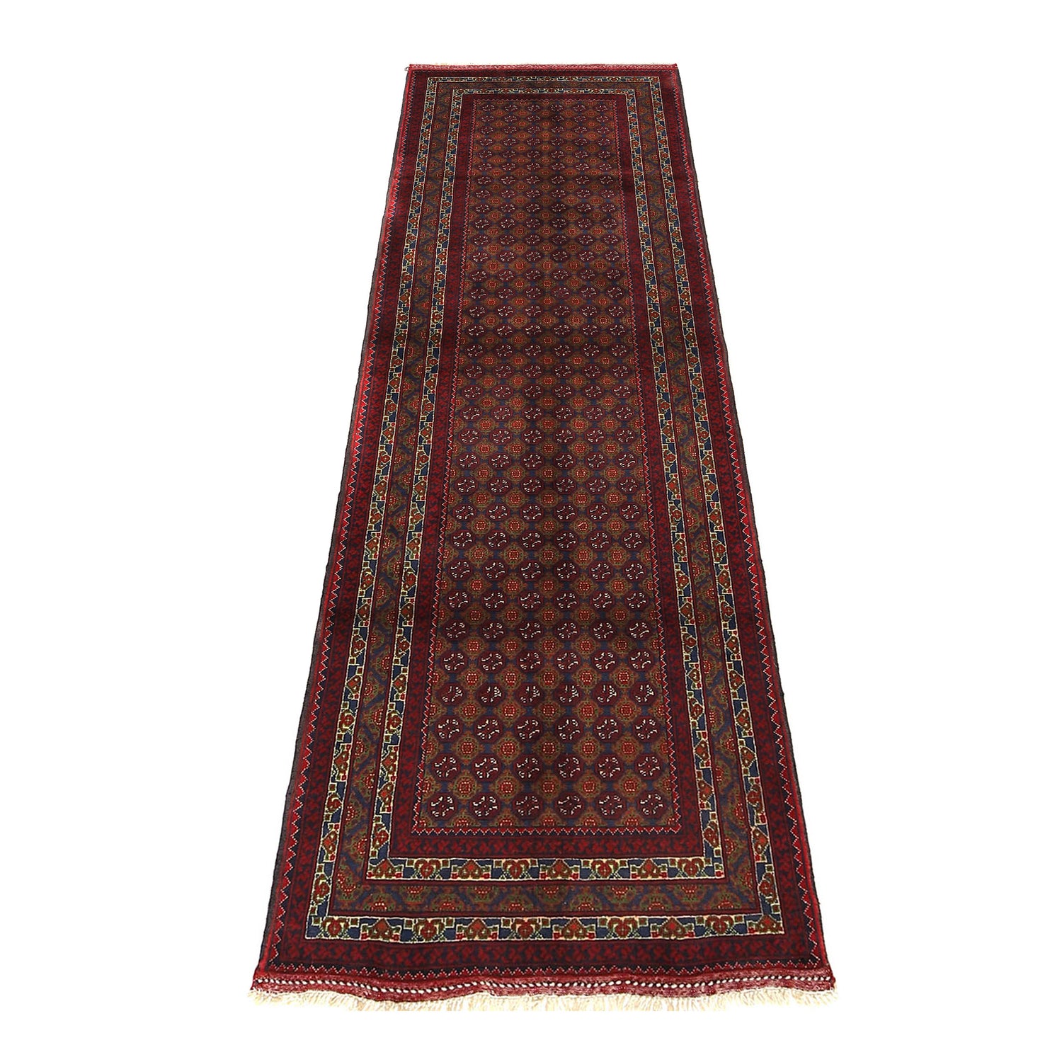 Khoja Roshnai Runner Handmade Multi Floral 10' Runner