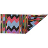 Table Sheet Runner Rug Handmade Multi Curvilinear 5' Runner