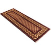 Khoja Roshnai Runner Rug Handmade Red Floral 6' Runner