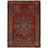Baluchi Rug Handmade Red Prayer Design 2x4 ft