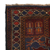 Baluchi Rug Handmade Red Prayer Design 2x4 ft