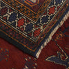 Baluchi Rug Handmade Red Prayer Design 2x4 ft