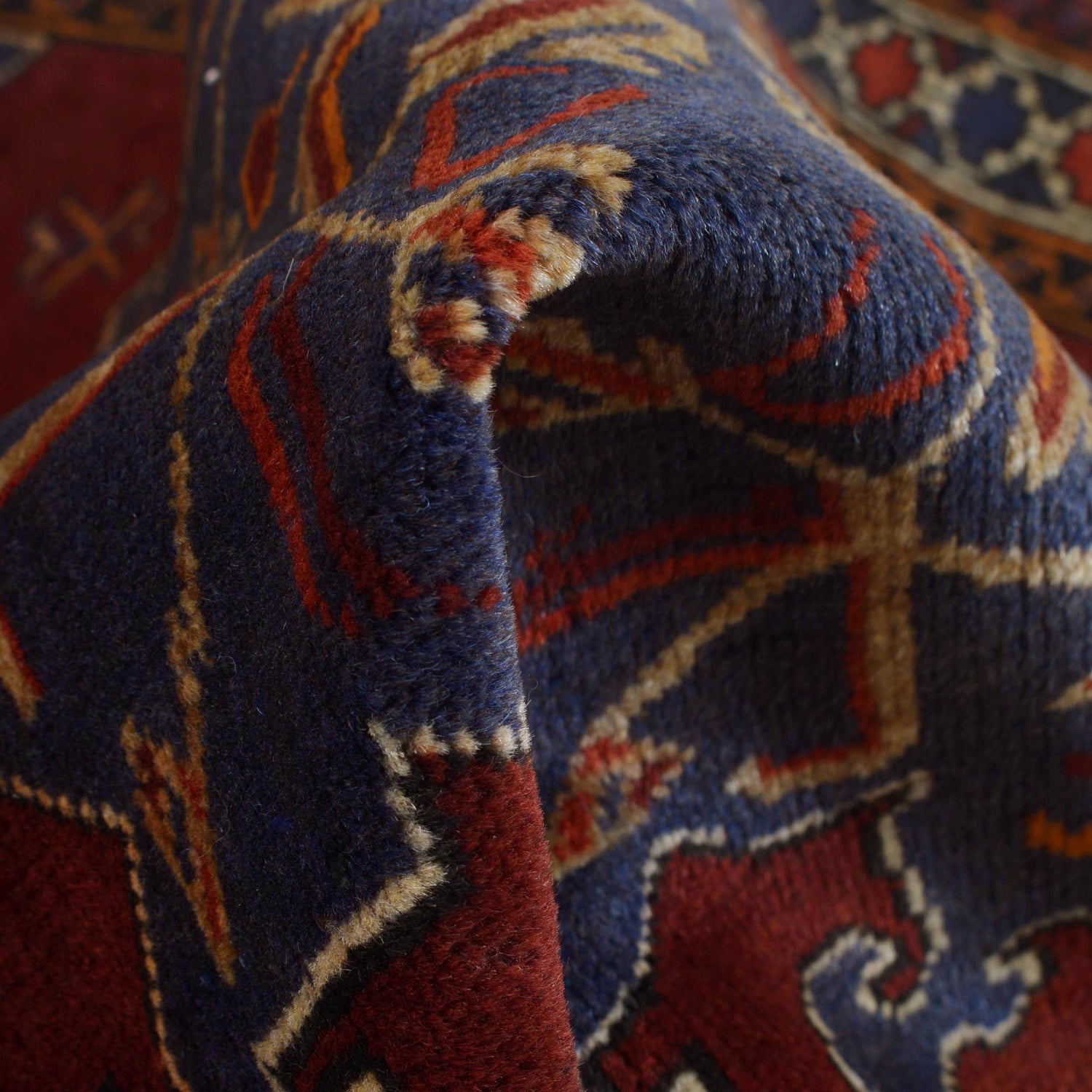 Baluchi Rug Handmade Red Prayer Design 2x4 ft