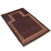 Baluchi Rug Handmade Multi Prayer Design 2x4 ft