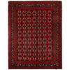 Baluchi Rug Handmade Deep Red Geometric 10x13 ft