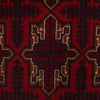 Baluchi Rug Handmade Deep Red Geometric 10x13 ft