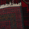 Baluchi Rug Handmade Deep Red Geometric 10x13 ft