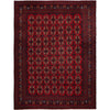 Baluchi Rug Handmade Deep Red Geometric 10x13 ft
