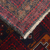Baluchi Rug Handmade Deep Red Geometric 10x13 ft