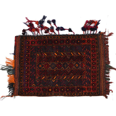 Balisht Area Rug Handmade Multi Geometric 2x3 ft