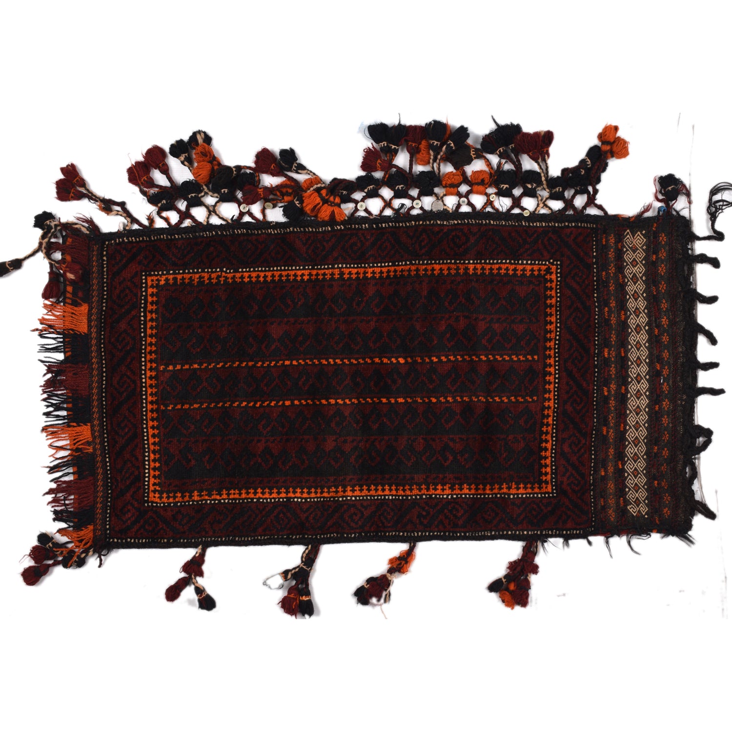 Balisht Area Rug Handmade Multi Geometric 2x4 ft