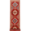 Baluchi Runner Rug Handmade Red 13' Runner