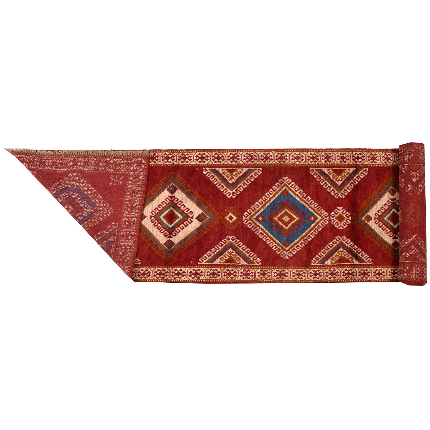 Baluchi Runner Rug Handmade Red 13' Runner