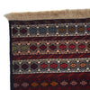 Maliki Kilim Area Rug Handmade Multi Geometric 4x6 ft