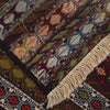 Maliki Kilim Area Rug Handmade Multi Geometric 4x6 ft