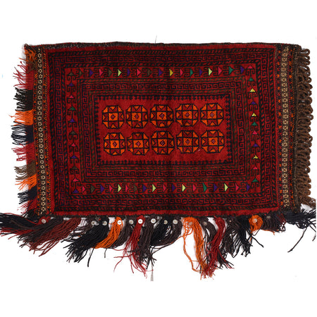 Balisht Area Rug Handmade Multi Geometric 2x3 ft