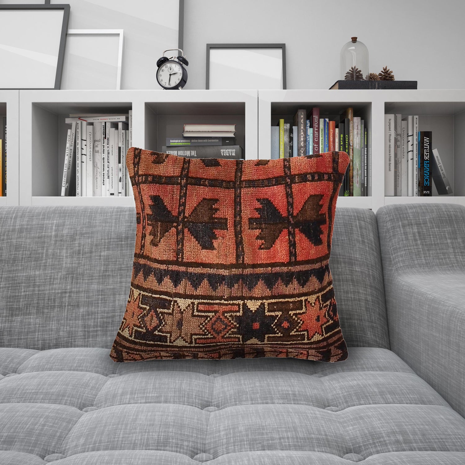 Cushion Cover Handmade Multi Floral 1x1 ft