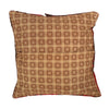 Cushion Cover Handmade Red Floral 1x1 ft