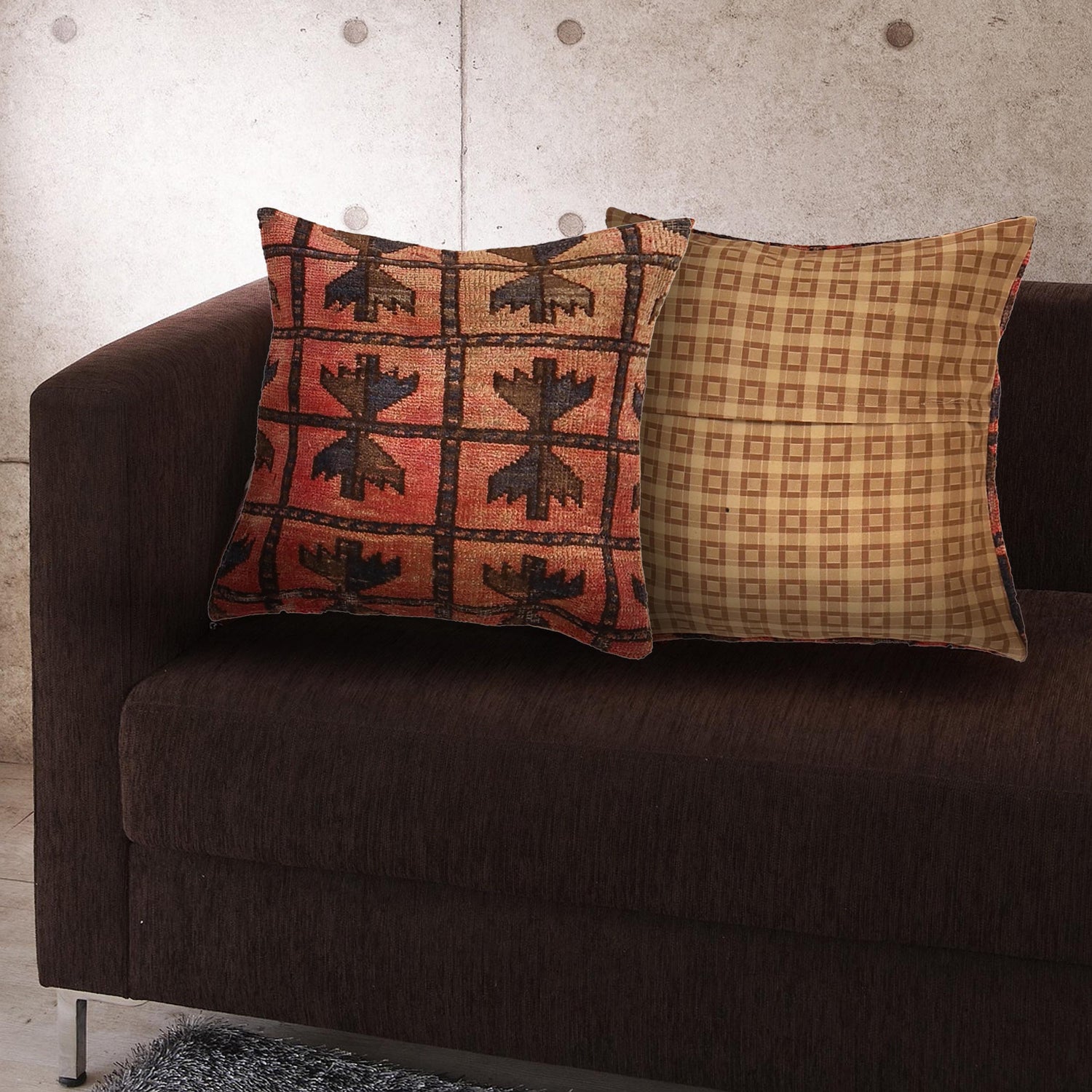 Cushion Cover Handmade Multi Floral 1x1 ft