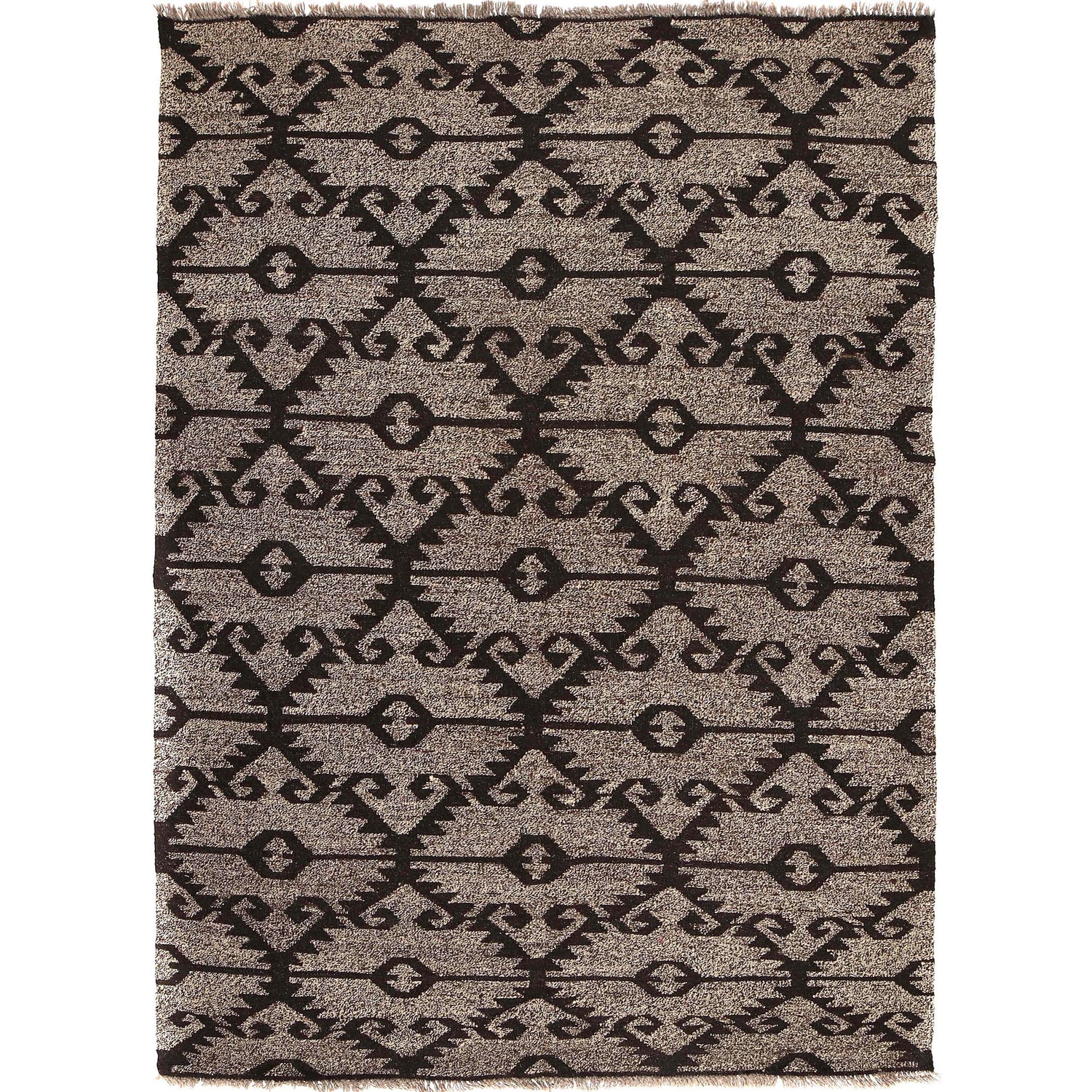 Moroccan Kilim Area Rug Handmade Multi Geometric 4x7 ft