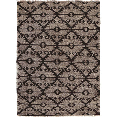 Moroccan Kilim Area Rug Handmade Multi Geometric 4x7 ft