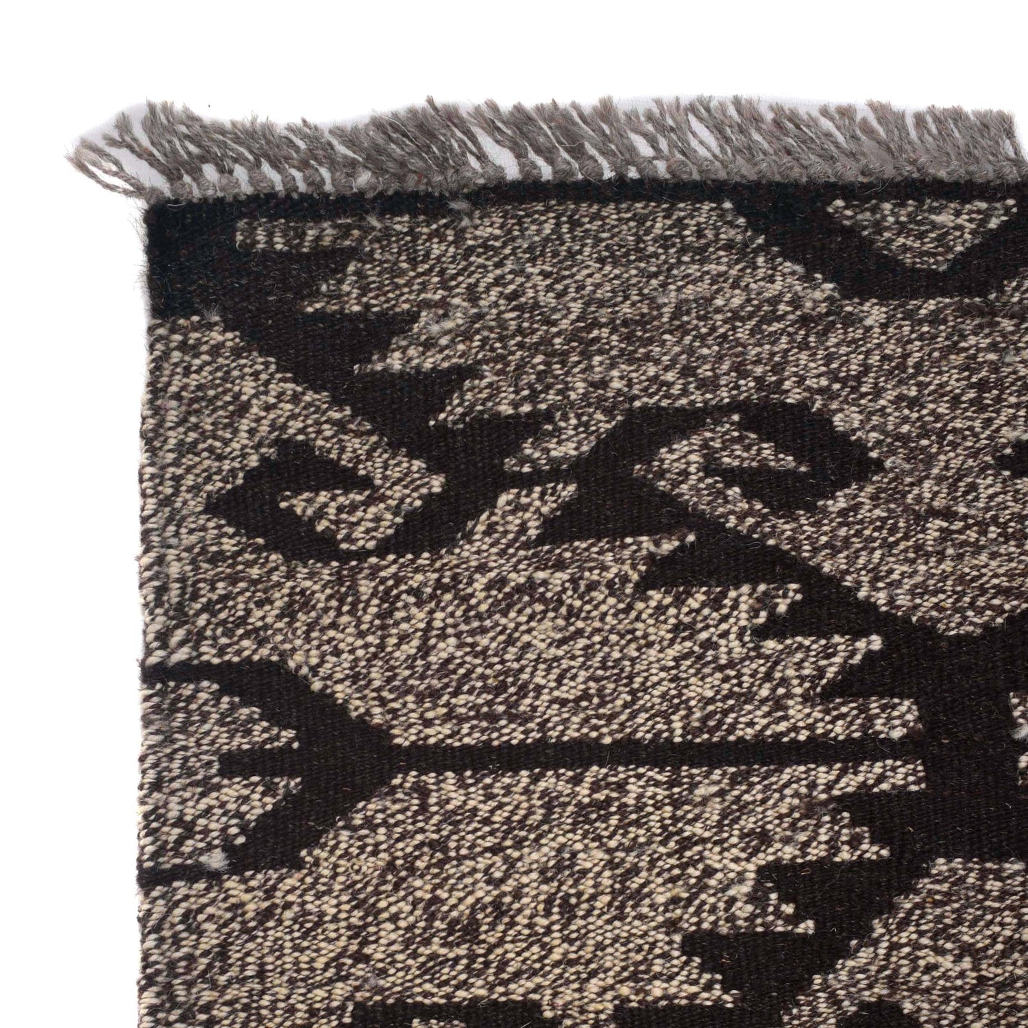 Moroccan Kilim Area Rug Handmade Multi Geometric 4x7 ft