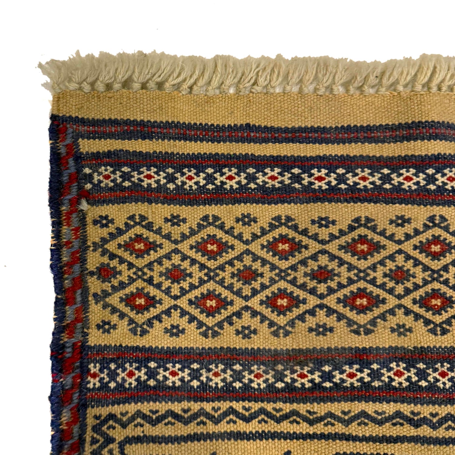 Laghari Runner Rug Handmade Brown Geometric 10' Runner