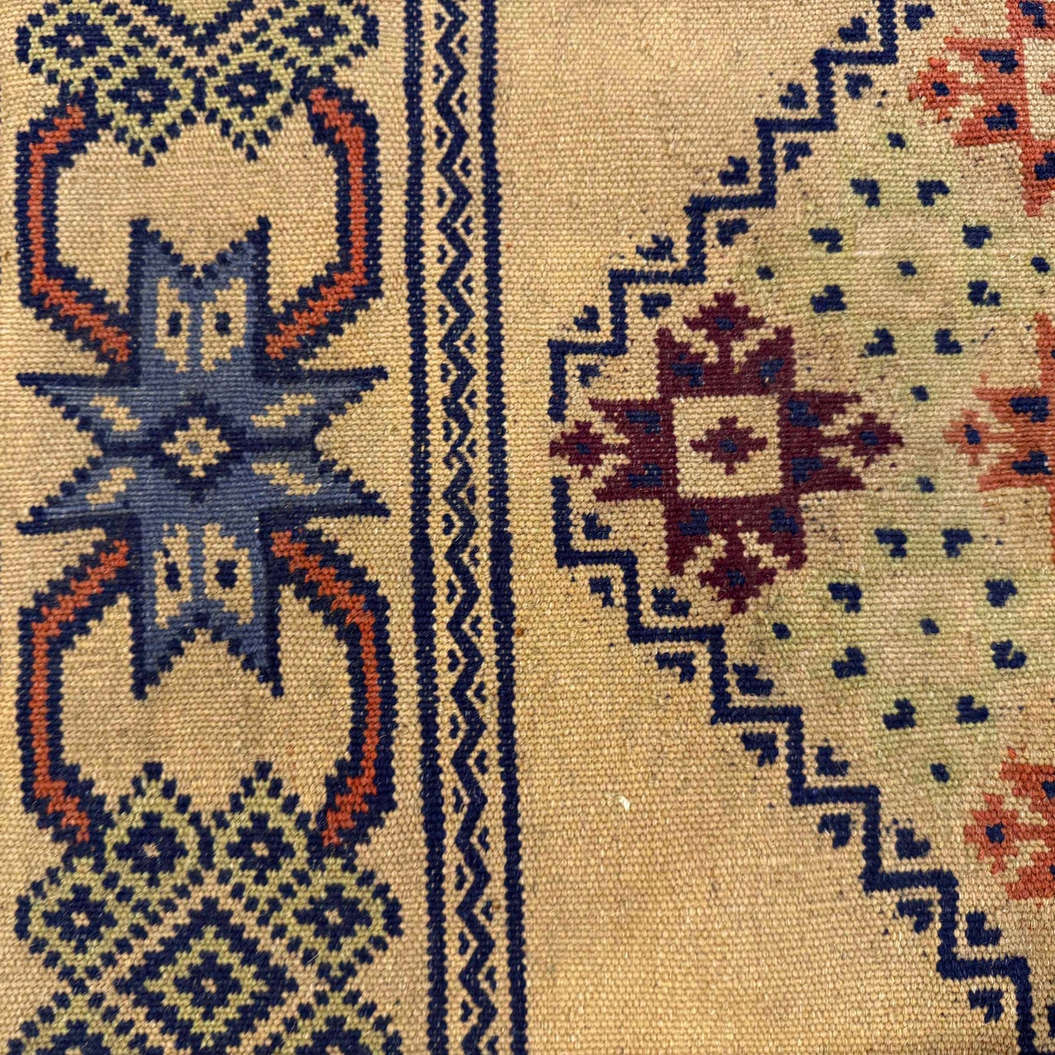 Laghari Runner Rug Handmade Brown Geometric 10' Runner