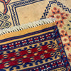 Laghari Runner Rug Handmade Brown Geometric 10' Runner