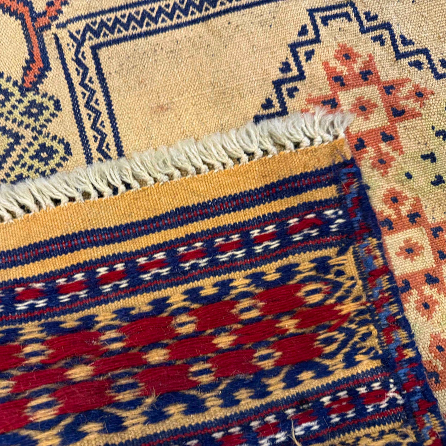 Laghari Runner Rug Handmade Brown Geometric 10' Runner