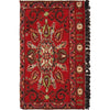 Balisht Area Rug Handmade Red Geometric 2x3 ft