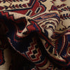 Saghari Kilim Area Rug Handmade Beige Floral 6x9 ft