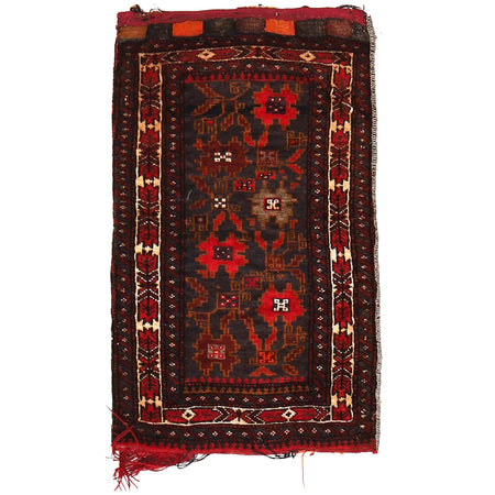 Balisht Area Rug Handmade Multi Geometric 2x3 ft