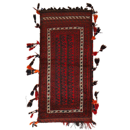 Balisht Area Rug Handmade Multi Floral 2x4 ft