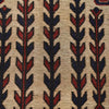 Saghari Kilim Area Rug Handmade Beige Floral 7x10 ft