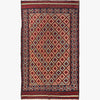 Saghari Kilim Area Rug Handmade Multi Floral 4x7 ft