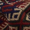 Saghari Kilim Area Rug Handmade Multi Floral 4x7 ft