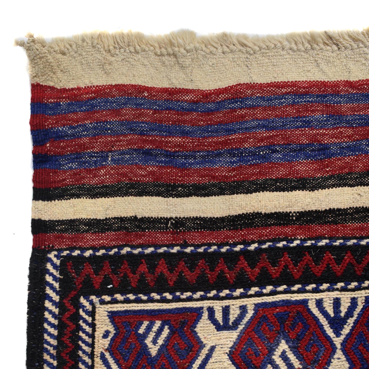 Saghari Kilim Area Rug Handmade Multi Floral 5x8 ft