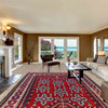 Saghari Kilim Area Rug Handmade Multi Floral 5x8 ft