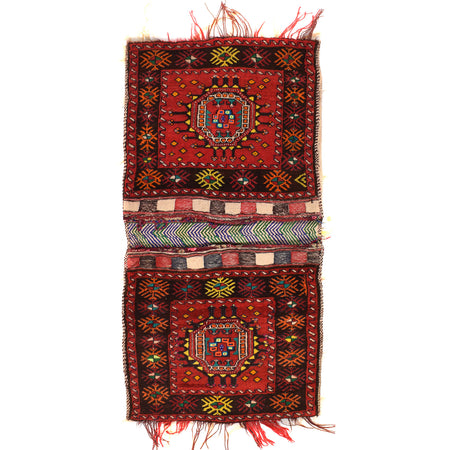 Saddle Bag Handmade Multi Floral 2x4 ft