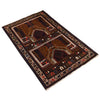 Baluchi Rug Handmade Multi Prayer Design 3x5 ft