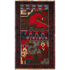 Pictorial Rug Handmade Multi Design