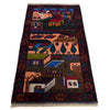 Pictorial Rug Handmade Multi Design