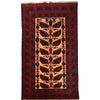 Baluchi Rug Handmade Multi Geometric 3x5 ft