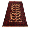 Baluchi Rug Handmade Multi Geometric 3x5 ft