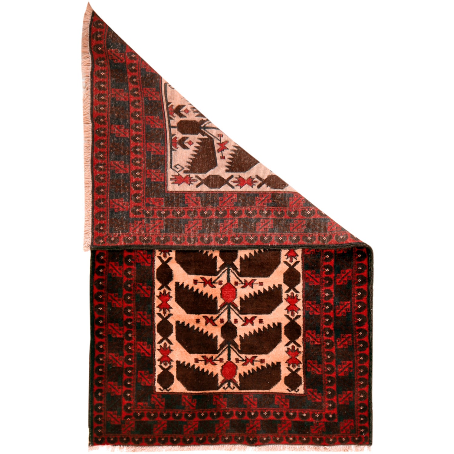 Baluchi Rug Handmade Multi Geometric 3x5 ft