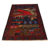 Pictorial Rug Handmade Multi Design