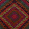 Kohistani Area Rug Handmade Rich Burnt Orange Geometric 5x8